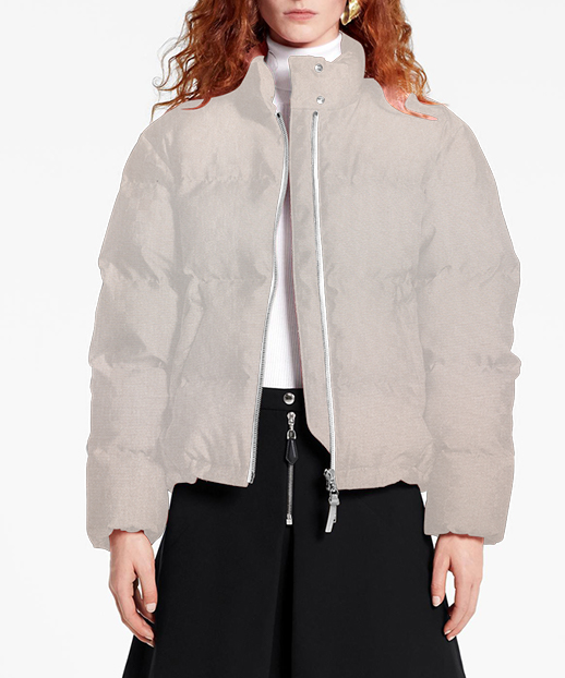 ZBN123C-Puffa jacket with a stand-up collar