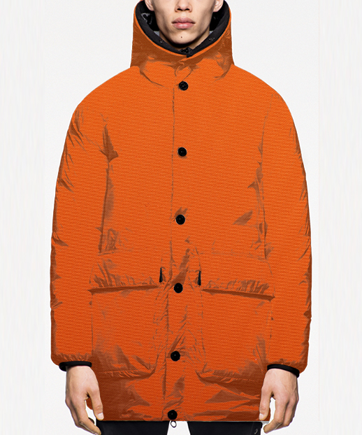 ZBP483C-Puffa jacket with a hood